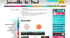 Desktop Screenshot of joinvillelepont.fr